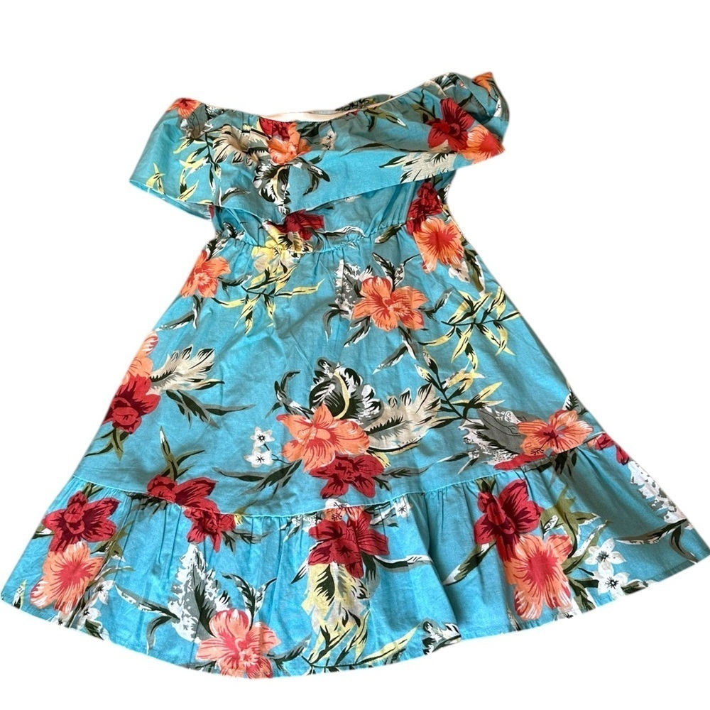 🔆 ASOS Strapless Floral Mini Dress, Size 4 NWT